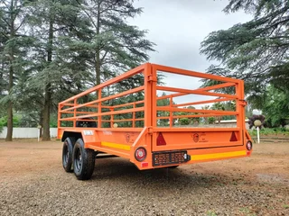 4.5 meter Utility Trailer in Orange