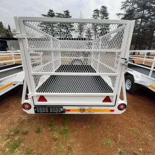 2.4 Meter Utility Mesh Trailer in White