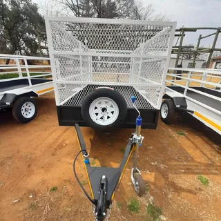 2.4 Meter Utility Mesh Trailer in White