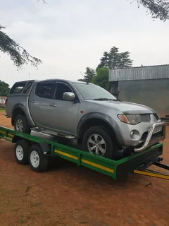 5 meter Solid Floor Car Trailer in Green