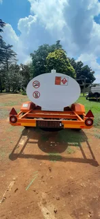 1000 Liter Diesel Bowser in Orange