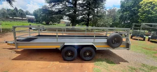 5 Meter Utility Trailer with Toolbox in LC Brown