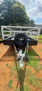 4 meter Double Axle Utility Trailer in White