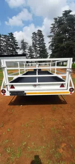 4 meter Double Axle Utility Trailer in White