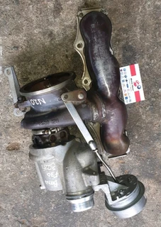  2014 - 2020 BMW F30 320i - turbocharger assembly (PWG) _ [ pneumatic waste gate ]