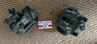  BMW E90 335i - rear brake calipers .