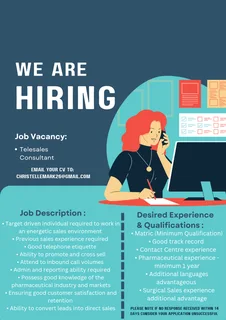 Job Vacancy - Telesales Consultant