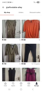 Ladies bale clothing