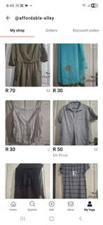 Ladies bale clothing