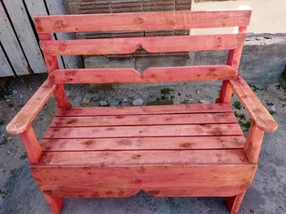 Handmade Pallet Wood Bench - R300 Outdoor/Garden Seating