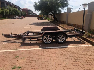 Double Axle Car Transporter Trailer 3500KG GVM