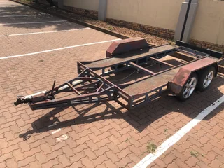 Double Axle Car Transporter Trailer 3500KG GVM