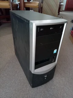 Computer Tower Case (Black) &#43; Misc. Components