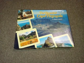 (Price reduced) Set of &#34;Cape Peninsula&#34; Placemats