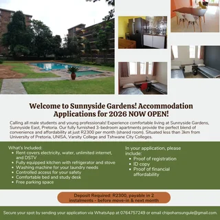 Welcome to Sunnyside Gardens! Accommodation Applications for 2026 NOW OPEN!