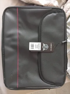 Black Volkano industrial series shoulder bag