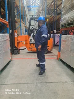Forklift driver