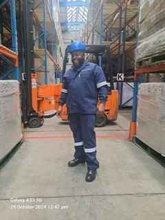 Forklift driver