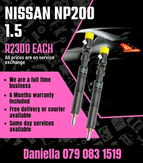 NISSIAN NP200 1.5 INJECTORS FOR SALE WITH WARRANTY INCLUDED