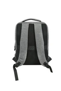 Office Laptop Backpack is made with GRS-certified RPET. Many useful features include external USB