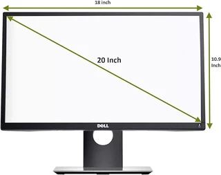 Dell P2017H LED Backlit |1600 x 900 | 20 Inch Monitor, HDMI, Display Port, VGA, 16.7 Million Colors,