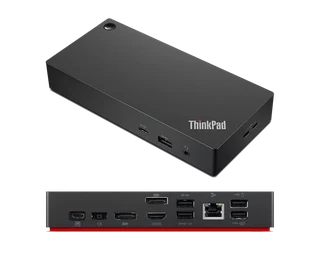 Lenovo Universal USB-C DockPhysical SpecificationsVideo Ports:Two DisplayPort (DP)One HDMIUSB Ports: