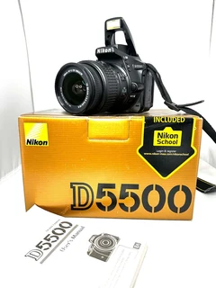 Nikon D5500 DSLR Camera With Nikon 18-55mm  DX LensNikon Original ChargerNikon Original Battery