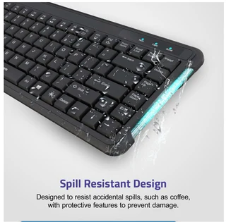 Astrum KW210 Mini Wireless Keyboard and Mouse Combo, RGB Led Lights