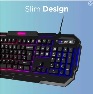 Full-Size USB Wired Gaming KeyboardExperience a fantastic gaming adventure with this full-size USB