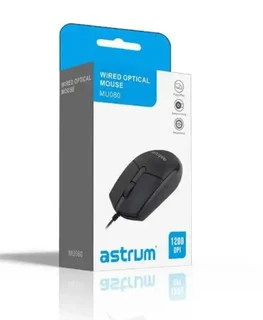 Astrum MU080 Wired USB Optical Mouse A82008-BAstrum MU080 3 buttons wired optical USB mouse. 1200 DP