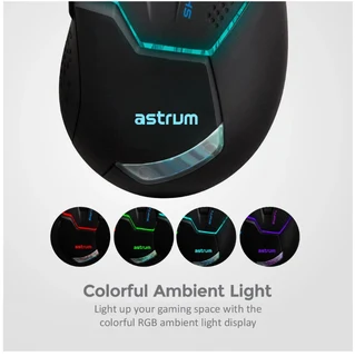 Astrum MG210 wired gaming mouse. 7colors led light for the gaming experience.