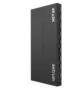 Astrum 1 x 8ports HDMI Splitter SP080 Black