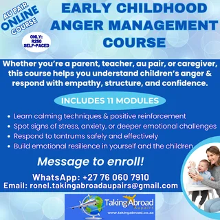 Early Childhood Anger Management Course