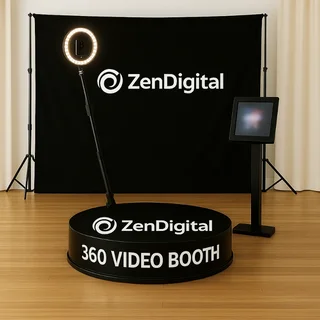 ZenDigital Projector &amp; 360 Video Booth Hire