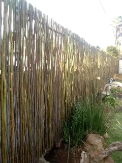Black wattle fences