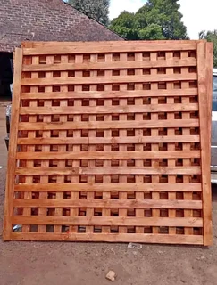 Flower boxes and trellises