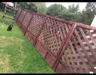 Flower boxes and trellises