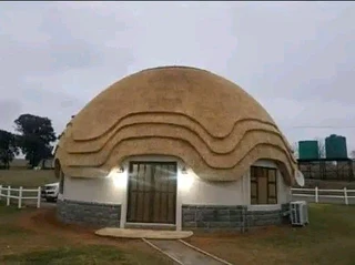 Thatching grass and swimming pools