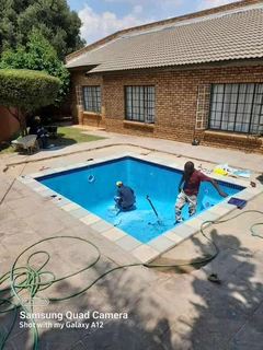 Thatching grass and swimming pools