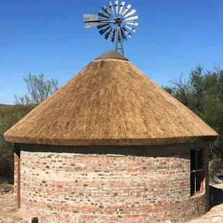 Thatching grass and swimming pools