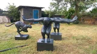Metal art sculptures