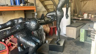 Metal art sculptures