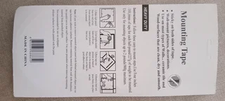 Heavy-duty twin pack 2 way mounting tape