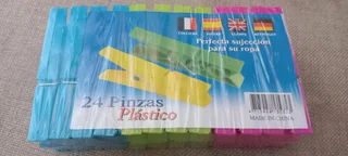 Plastic clothing pegs