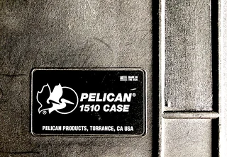 Black Pelican Case 1510