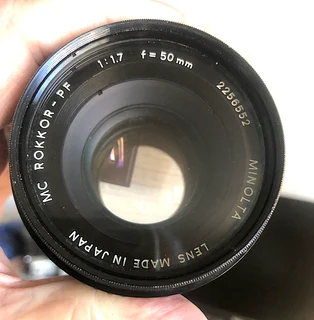 Minolta SRT 101 SLR Film Camera and Case