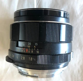 Pentax Takumar 1:1.8 /55mm Screw Mount Lens (and Minolta mount) in Leather Case. R 1250