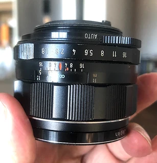 Pentax Takumar 1:1.8 /55mm Screw Mount Lens (and Minolta mount) in Leather Case. R 1250