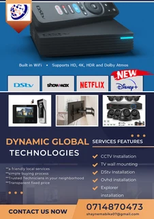 CCTV, DStv, TV Mounting and Installation