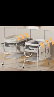 2 in 1 baby changing table/bath